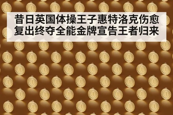 昔日英国体操王子惠特洛克伤愈复出终夺全能金牌宣告王者归来